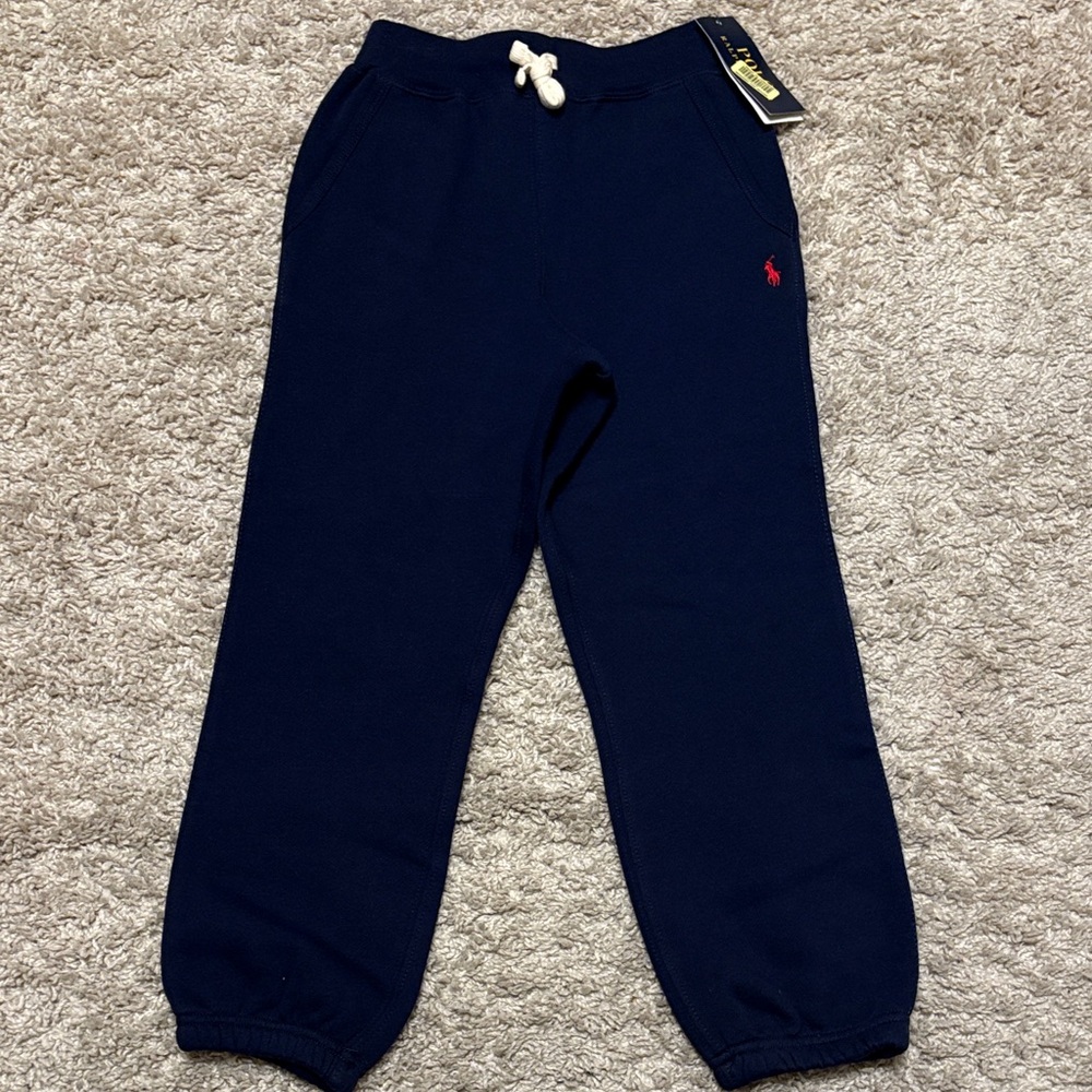 Polo Ralph Lauren Boys Drawstring Fleece Sweatpants Size 7